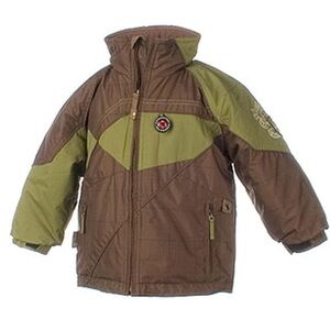 Obermeyer Jigsaw Jacket for snow / ski Size 3 Green and brown